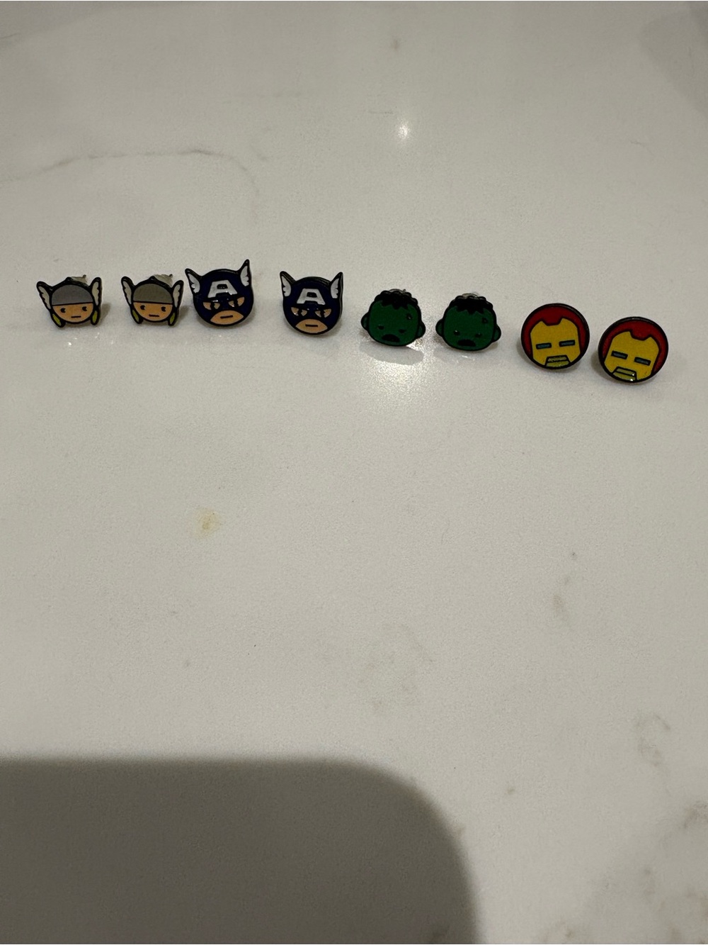 NWOT Marvel Avengers Earrings 4 Pairs